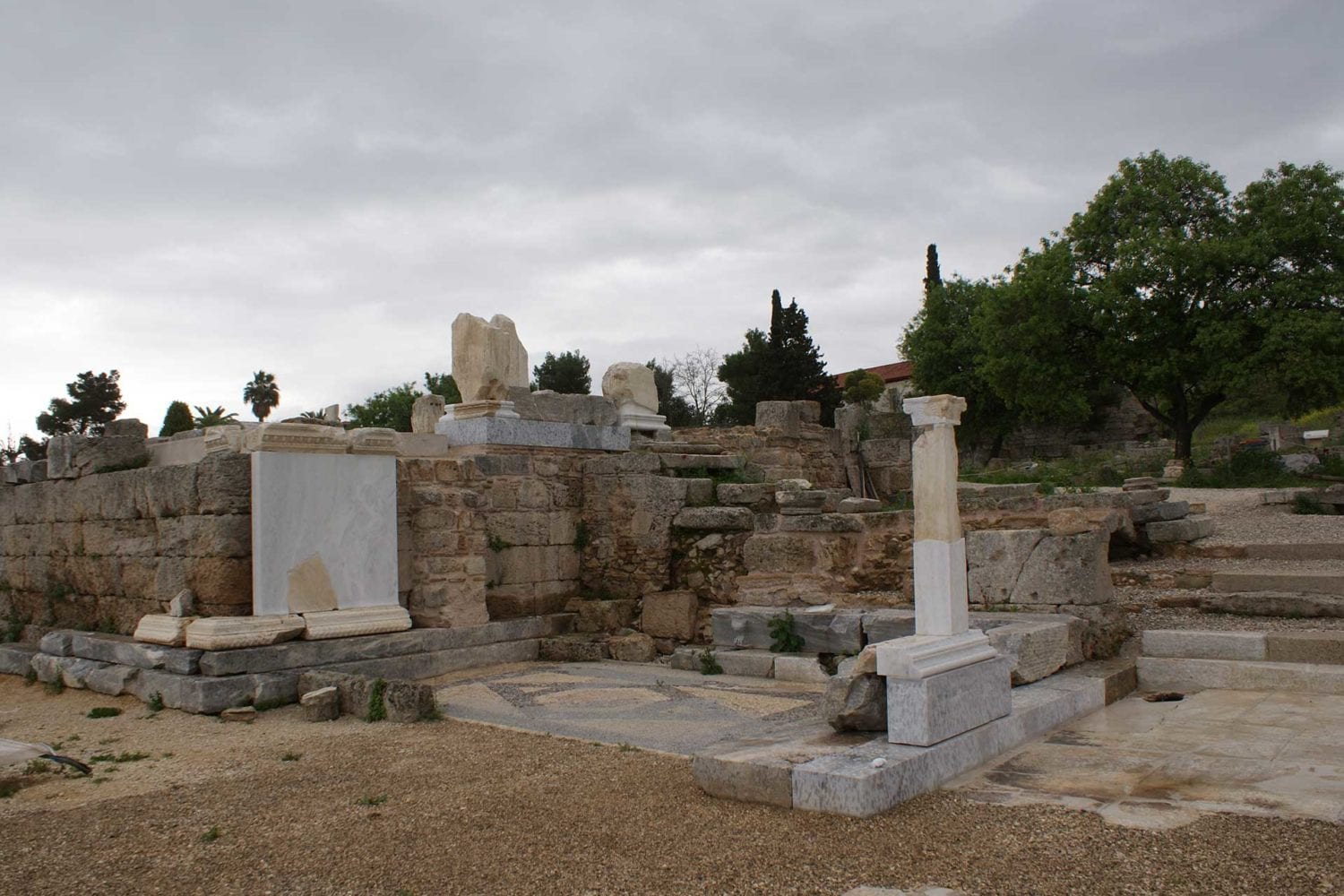 beema at ancient Corinth