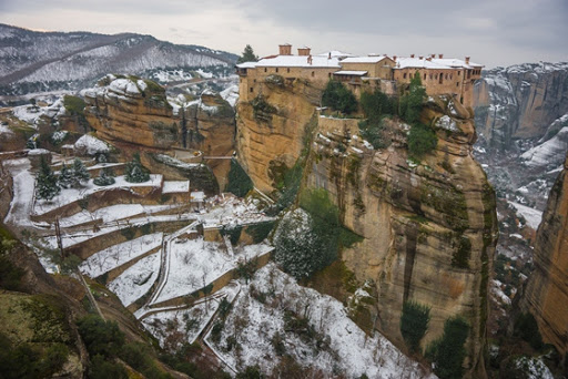 christmas in meteora